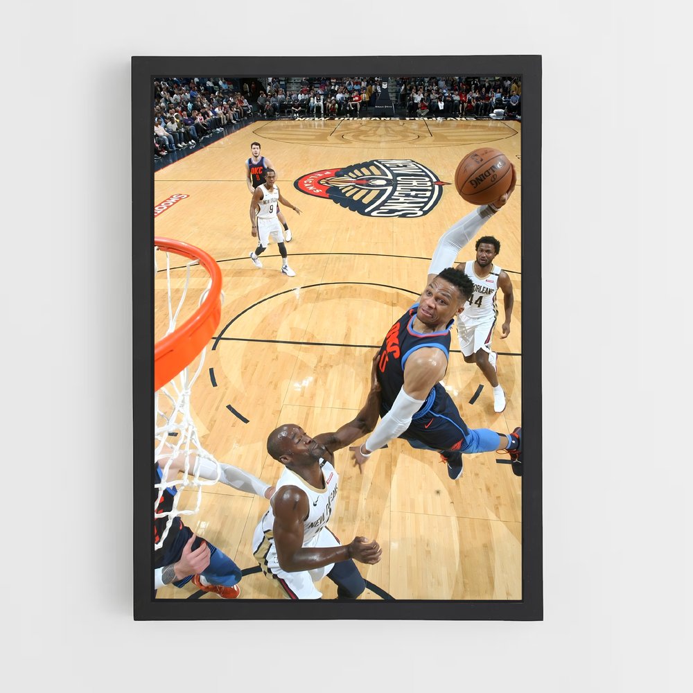 Poster L'Arène de Westbrook – affiche Basketball (vue 2)